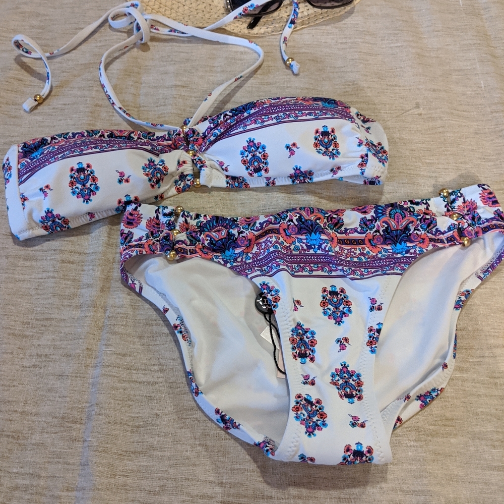Nanette Lepore Maharaja Bikini sz XS NWT - Picture 1 of 12